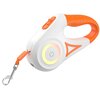Smycz ROJECO RQYS-04 (5m - 35 kg) Pomarańczowo-biały