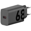 Ładowarka sieciowa MOTOROLA TurboPower PD 68W + Kabel USB-C - USB-C Czarny Wysokość [mm] 58