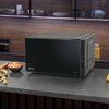 Kuchenka mikrofalowa HISENSE H25MOBS4HGI 900W średnica 28.5 cm pojemność 25L Technologia Inverter Rozmrażanie Czarny Wymiary (GxSxW) [cm] 35.6 x 48 x 29.3