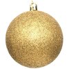 Bombki CHRISTMAS DECORATION 80 mm Złoty (6 sztuk) Wyposażenie 6 x bombka dekoracyjna