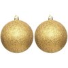 Bombki CHRISTMAS DECORATION 80 mm Złoty (6 sztuk) Kolor Złoty