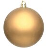 Bombki CHRISTMAS DECORATION 80 mm Złoty (6 sztuk) Głębokość [cm] 8
