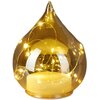 Szklana kropla CHRISTMAS DECORATION 15 cm Złoty