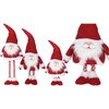 Mikołaj CHRISTMAS DECORATION na teleskopowych nogach 100 cm Czerwony Załączona dokumentacja Instrukcja obsługi w języku polskim