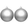 Bombki CHRISTMAS DECORATION 80 mm Srebrny (6 sztuk) Waga [kg] 0.091