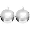 Bombki CHRISTMAS DECORATION 60 mm Srebrny (12 sztuk) Wysokość [cm] 6