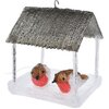 Domek dla ptaków CHRISTMAS DECORATION 185 x 165 x 230 mm Szary