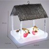 Domek dla ptaków CHRISTMAS DECORATION 185 x 165 x 230 mm Szary Załączona dokumentacja Karta gwarancyjna