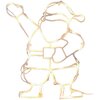 Figurka świetlna CHRISTMAS DECORATION Mikołaj Ilość źródeł światła 24