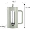 Zaparzacz KLAUSBERG KB-7755 Zielony (1000 ml) Wykonanie Stal nierdzewna