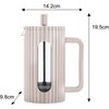 Zaparzacz KLAUSBERG KB-7749 Beżowy (600 ml) Wykonanie Stal nierdzewna