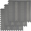 Mata piankowa HUMBI Puzzle 180 x 180 x 1 cm 9022 (9 elementów) Szary