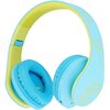 Słuchawki nauszne POWERLOCUS P2 Kids Niebieskio-zielony Transmisja bezprzewodowa Bluetooth