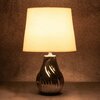 Lampka stołowa EUROFIRANY Reina 461249 Biało-srebrny Moc [W] 60