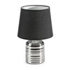 Lampka stołowa EUROFIRANY Amela 461266 Czarno-srebrny