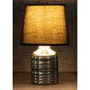 Lampka stołowa EUROFIRANY Amela 461266 Czarno-srebrny Moc [W] 60