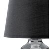 Lampka stołowa EUROFIRANY Amela 461266 Czarno-srebrny Dla dzieci Nie