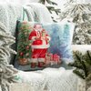 Poszewka EUROFIRANY 459711 45 x 45 cm Czerwony Wzór Świąteczny