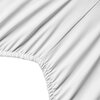 Prześcieradło EUROFIRANY Design 91 Soft z gumką 140 x 200 cm Biały Rozmiar [cm] 140 x 200