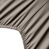 Prześcieradło EUROFIRANY Design 91 Soft z gumką 100 x 200 cm Jasnoszary Z gumką Tak