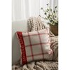 Poszewka EUROFIRANY Clark 60 x 60 cm Beżowy Liczba elementów w zestawie 1