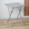 Meble campingowe PATIO 47650 Flower Srebrny Materiał Stal