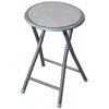 Taboret składany PATIO Flower 48279 Szary