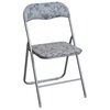 Krzesło składane PATIO Flower 47518 Srebrny