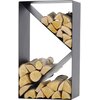Stojak na drewno MAGNUS P-REG-0R143-00000 Czarny Rozmiar po zmontowaniu [cm] 30 x 45 x 80