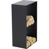 Stojak na drewno MAGNUS P-REG-0R145-00000 Czarny Materiał Stal