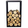 Stojak na drewno MAGNUS P-REG-0R154-00000 Czarny Materiał Stal