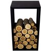 Stojak na drewno MAGNUS P-REG-0R154-00000 Czarny Rozmiar po zmontowaniu [cm] 45 x 30 x 80