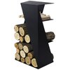 Stojak na drewno MAGNUS P-REG-0R156-00000 Czarny Materiał Stal