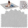 Mata piankowa MASSIDO Puzzle 180 x 120 cm (6 elementów) Szary Materiał Pianka EVA