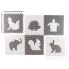Mata piankowa RICOKIDS Puzzle 180 x 120 cm Zwierzątka białe i szare 7491 (6 elementów) Płeć Chłopiec