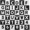 Mata piankowa RICOKIDS Puzzle 120 x 270 cm Litery 7493 (36 elementów) Czarno-biały Płeć Chłopiec