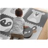 Mata piankowa RICOKIDS Puzzle 180 x 180 cm Zwierzątka 7503 (9 elementów) Szary Akumulator / Bateria w zestawie Nie