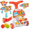 Pchacz dla dziecka RICOKIDS 2w1 RK-810 Biało-czerwony Funkcje rozwojowe Sprawność manualna