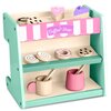 Zabawka cukiernia z ekspresem do kawy RICOKIDS 2w1 785100 Miętowy Materiał Drewno