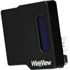 Czarny, prostokątny licznik poboru energii z widocznym logo "WireView" na dolnej części obudowy. Po prawej stronie urządzenia znajdują się białe złącza.