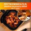Air Fryer Frytkownica beztłuszczowa EXTRALINK SJ-520 Funkcje Programator czasowy, Regulacja temperatury