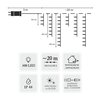 Kurtyna LED EXTRALINK 9898 Sople 20 m Sieciowe Rodzaj Kurtyna