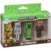 Zestaw gumek MINECRAFT MC4021 (3 sztuk) (1 zestaw) Bohater Alex