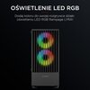 Obudowa RAMPAGE Lyra Mesh Czarny Przyciski i regulatory Reset