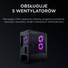 Obudowa RAMPAGE Lyra Mesh Czarny Podświetlenie Podświetlane wentylatory