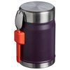 Lunch box STANLEY Classic 10-09382-107 0.4 L Fioletowy + Sztućce Materiał wykonania Stal nierdzewna