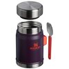 Lunch box STANLEY Classic 10-09382-107 0.4 L Fioletowy + Sztućce Pojemność [ml] 400