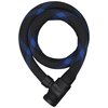 Zapięcie rowerowe ABUS Ivera Steel-O-Flex 7200/85 + uchwyt RBU Linka Czarny