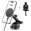 Uchwyt samochodowy TECH-PROTECT QI2 MagSafe Wireless Charger 15W Czarny Automatyczne otwieranie Nie