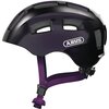 Kask rowerowy ABUS Youn-I 2.0 Czarno-fioletowy dla Dzieci (rozmiar M)